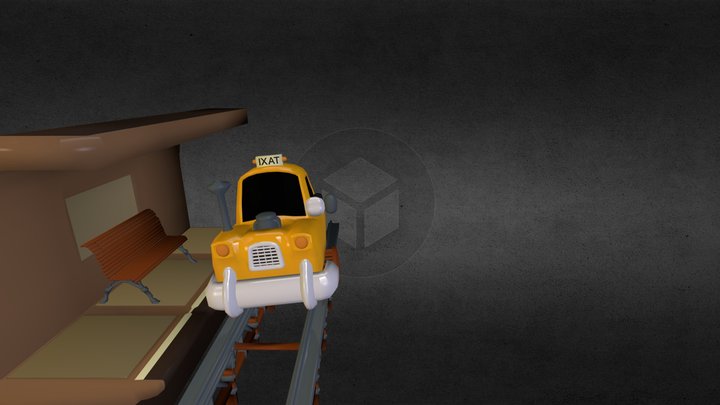 Taxi steampunk 3D Model