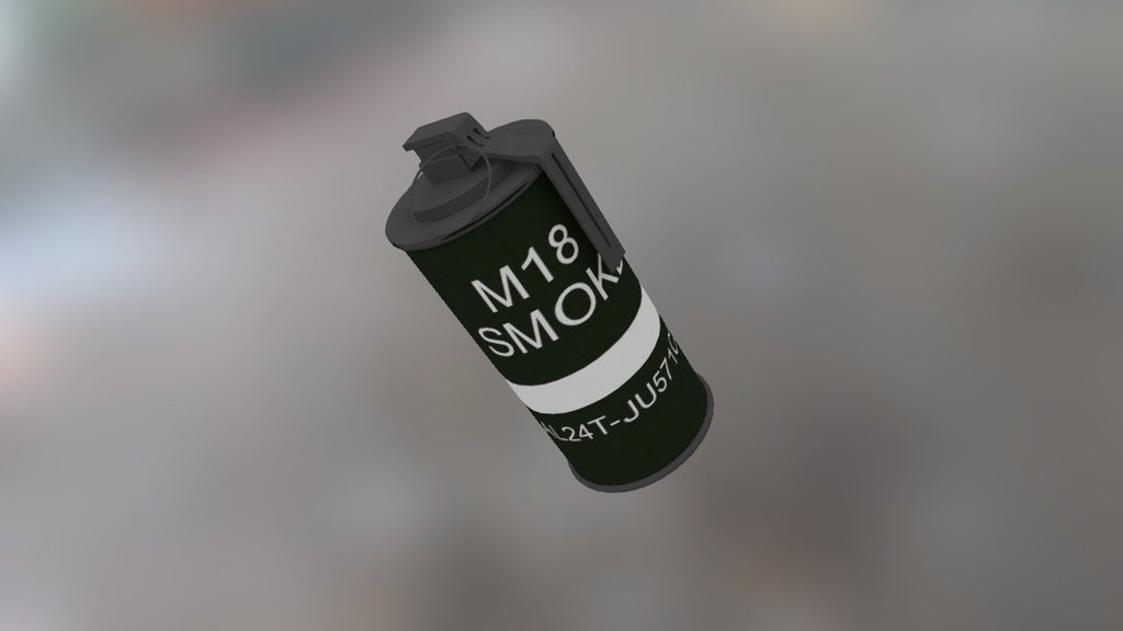 Smoke Grenade Model [GAME ASSET]