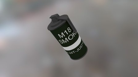 Smoke Grenade Model [GAME ASSET] 3D Model