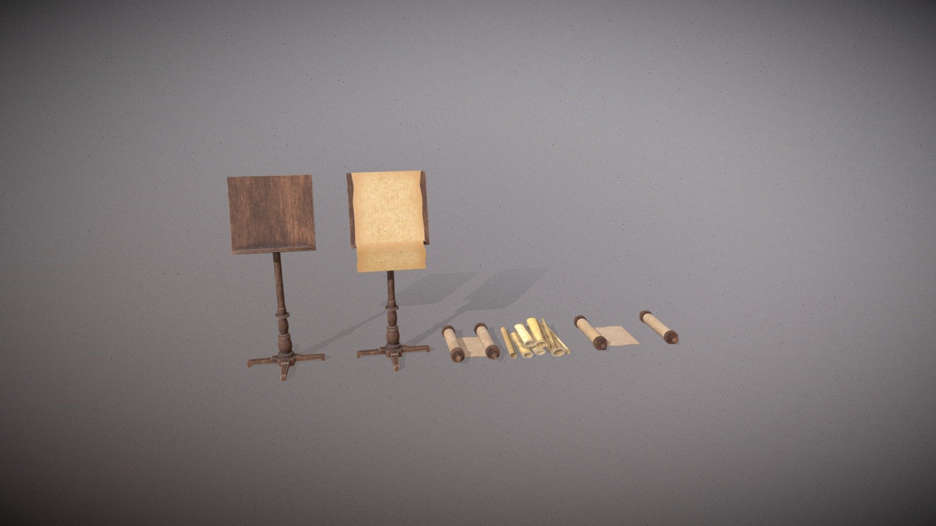 Scroll Pack - 3D model by SubTool Store (@jayantp772) [d8e8f0c] - Sketchfab