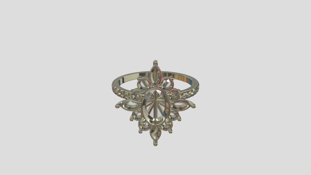 AHR032 goldring wedding engagement luxury