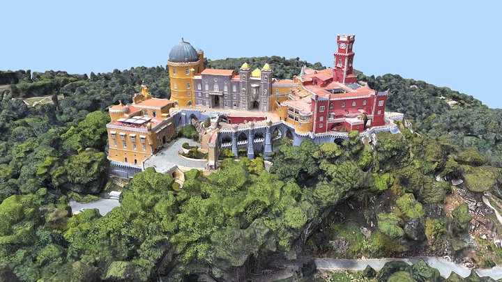 Palácio, Palace da Pena, Portugal 3D Model