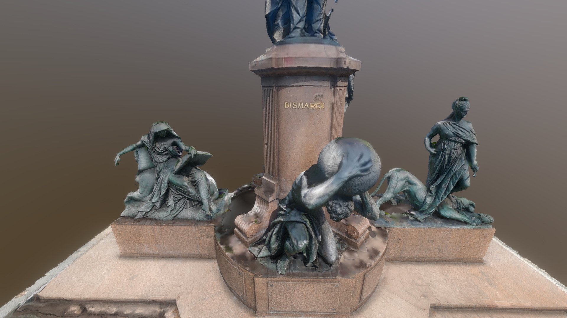 Bismark Denkmal — Sketchfab embed 3D viewer