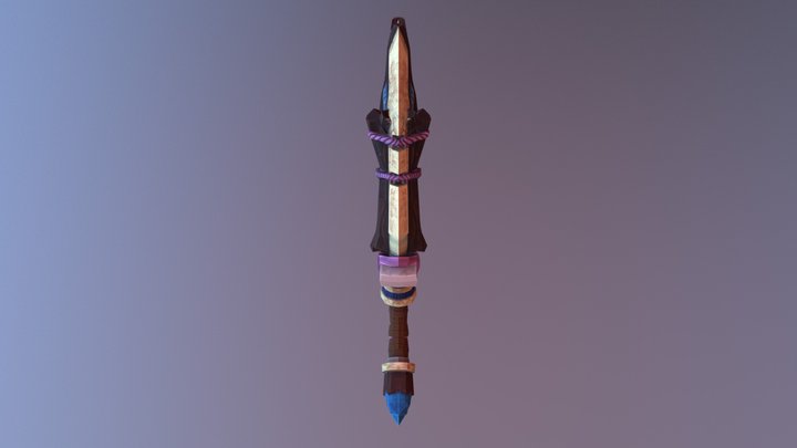 Ivory Sword 3D Model