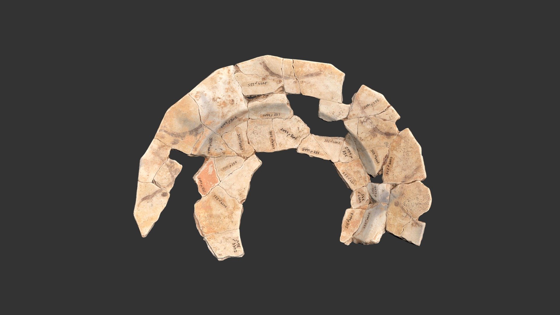 Catawba Earthenware Plate (2499p235)