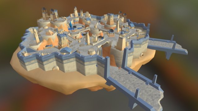 VR Aerophyte Game Scene 3D Model
