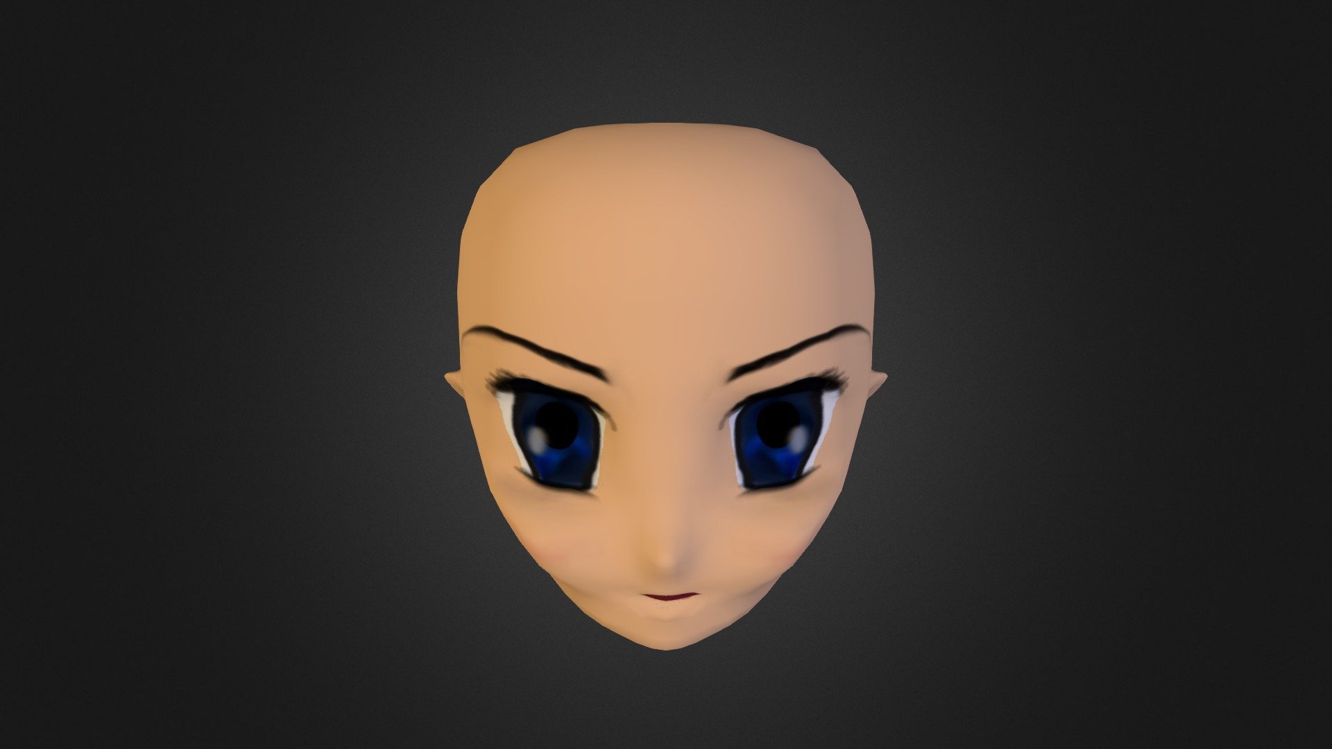 anime face - 3D model by akYip (@akYip) [d8ec673]