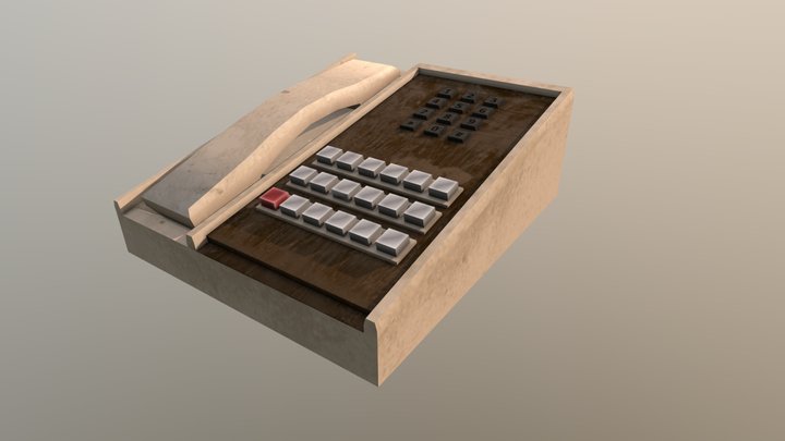 Old Phone from an office 3D Model