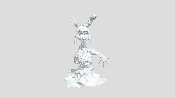 Melted Bonnie 3D Model