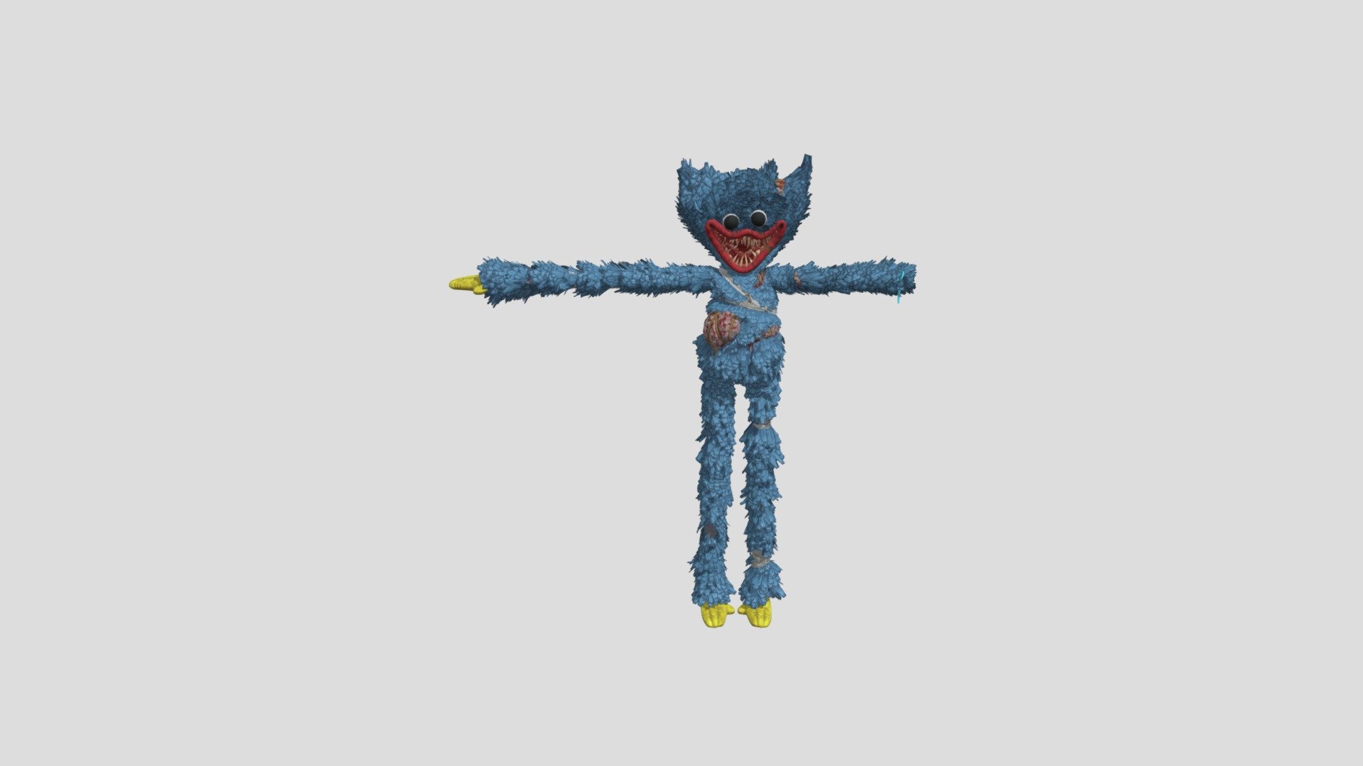 Huggy Wuggy - Download Free 3D model by wassimssshakdh [d8ed79d ...