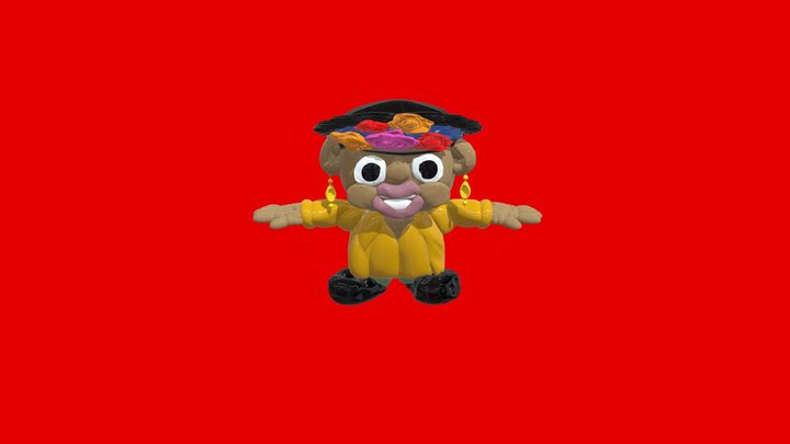 Airhead - Unibrow (XXL) (Rigged) 3D Model