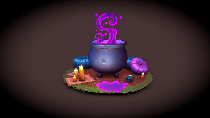 Magic Cauldron 3D Model
