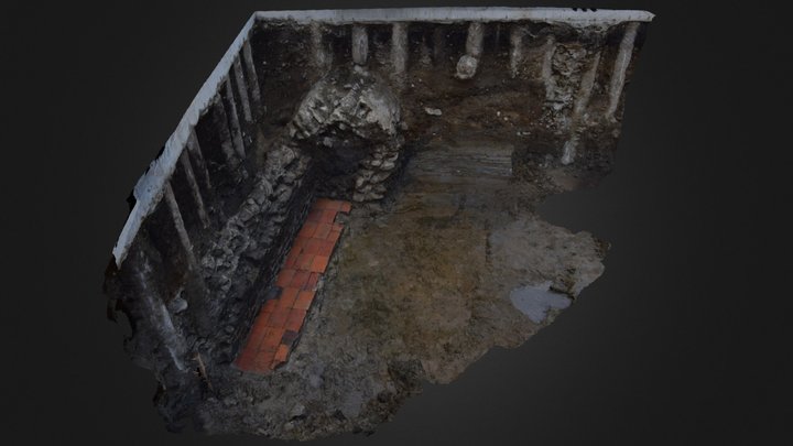Rimska kloaka / The roman sewer, Ljubljana. 3D Model