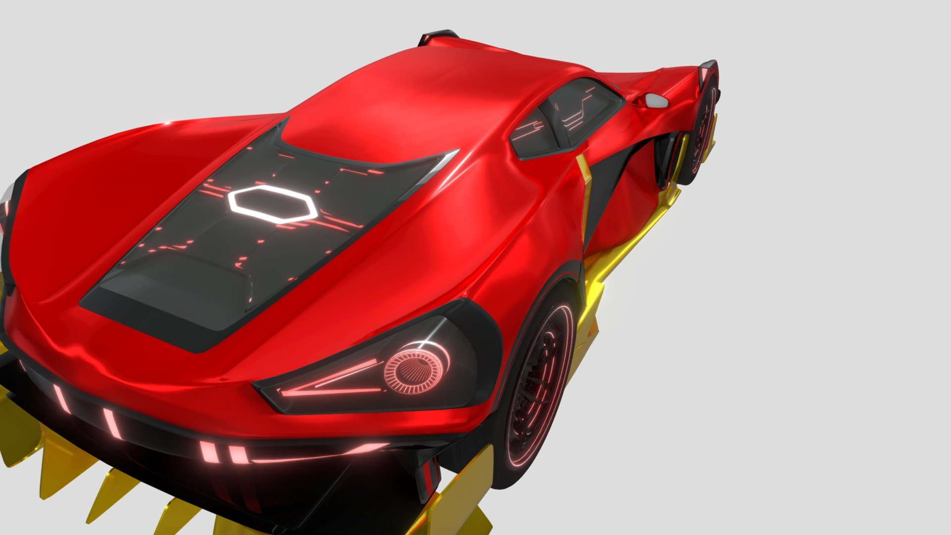 ALIEN CAR 1 - 3D model by moldovanc44 [d8eee8c] - Sketchfab