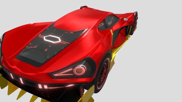 ALIEN CAR 1 3D Model