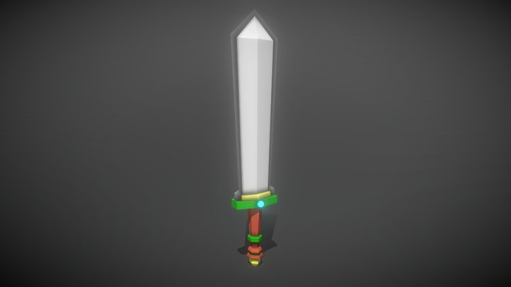 Sword - My First 3D Model 3D Model