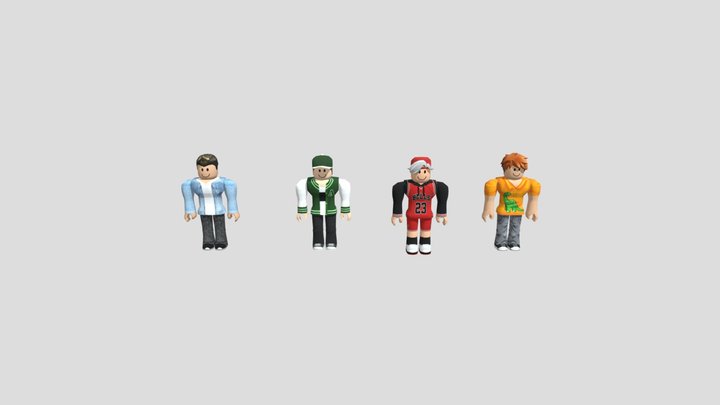 Roblox character custom skin 3D Model