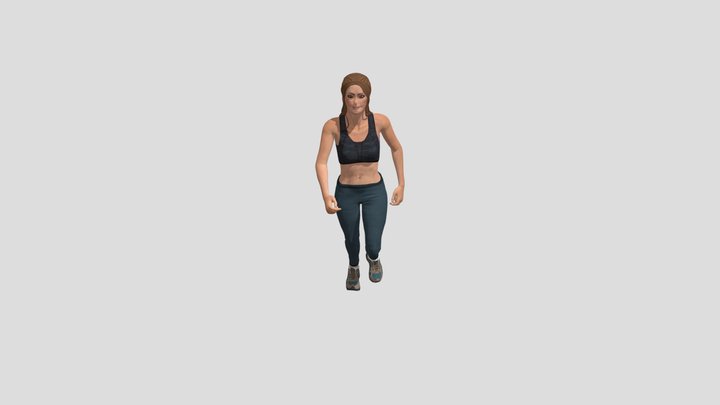 Jog Forward 3D Model