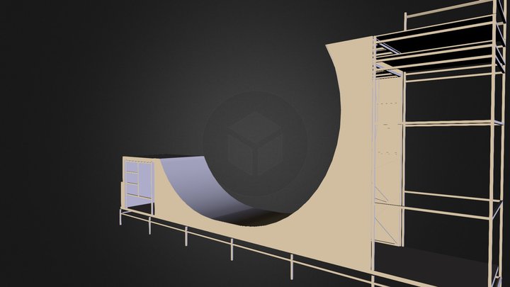Warped Wall 1 3D Model