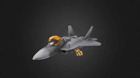 Wild Wings - F-22 Raptor 3D Model