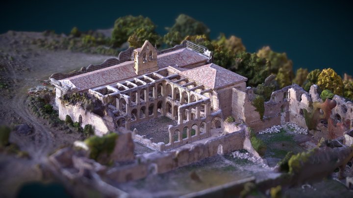 Monasterio de Rioseco. Merindades. Burgos 3D Model
