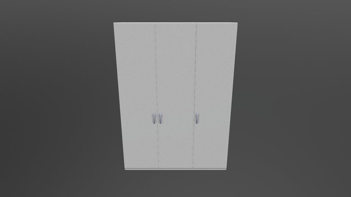 Шкаф платяной 3D Model