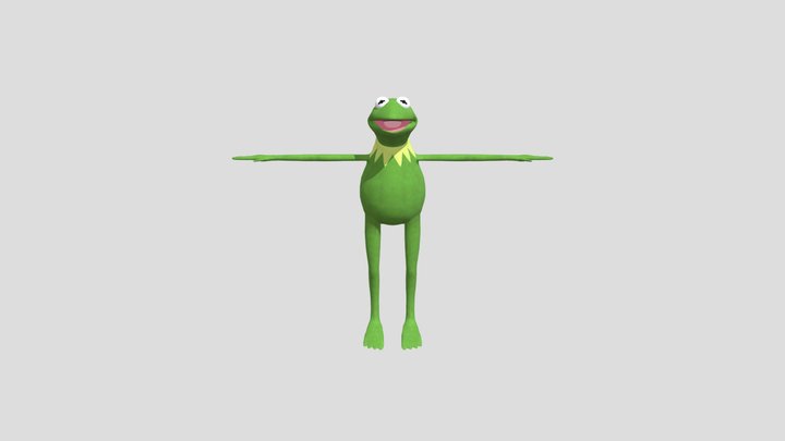 Kermit The Frog 3D Model