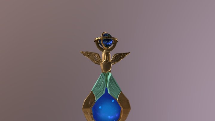 Teleportation Vial 3D Model