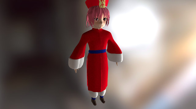 A jiangshi girl 3D Model