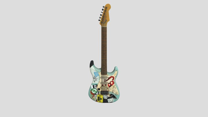 Guitar Blue 01