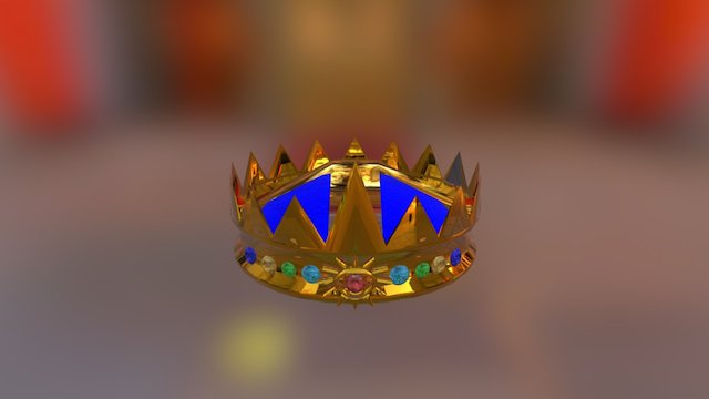 Royal Crown of Etrand 3D Model