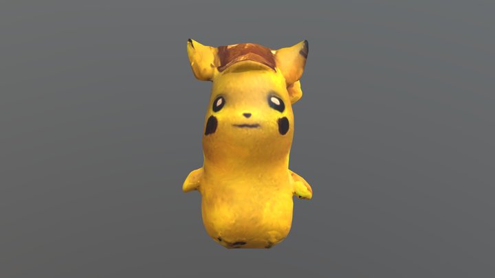 Re-Topo'd Pikachu Photoscan 3D Model