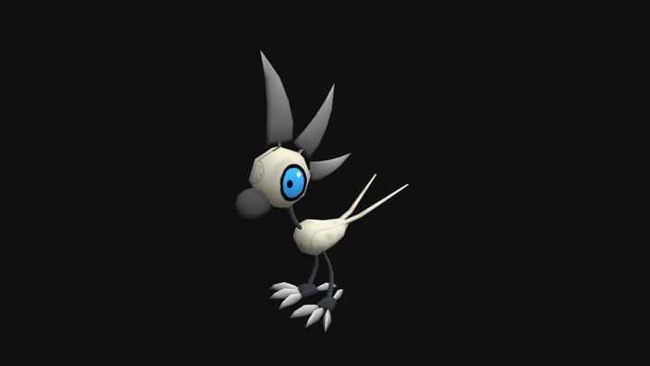 Robot-Bird (PS2 Style) 3D Model
