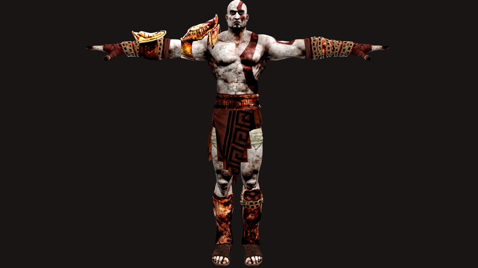 kratos - Download Free 3D model by OFFICIAL HALO 3D (@brayanlealoficial ...