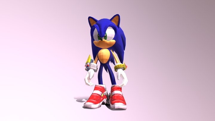sonic-adventure-2-sonic-model 3D Model