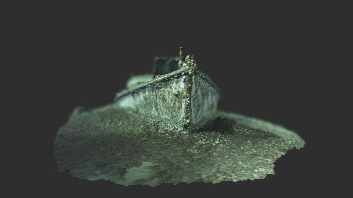 Epave 1 - Wreck 1 Creux de Genthod 3D Model