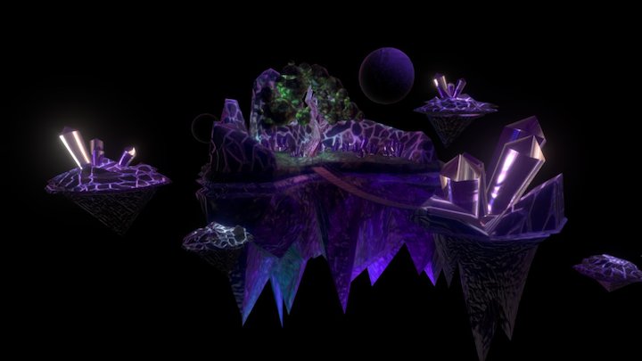 Cosmic Island 3D Model