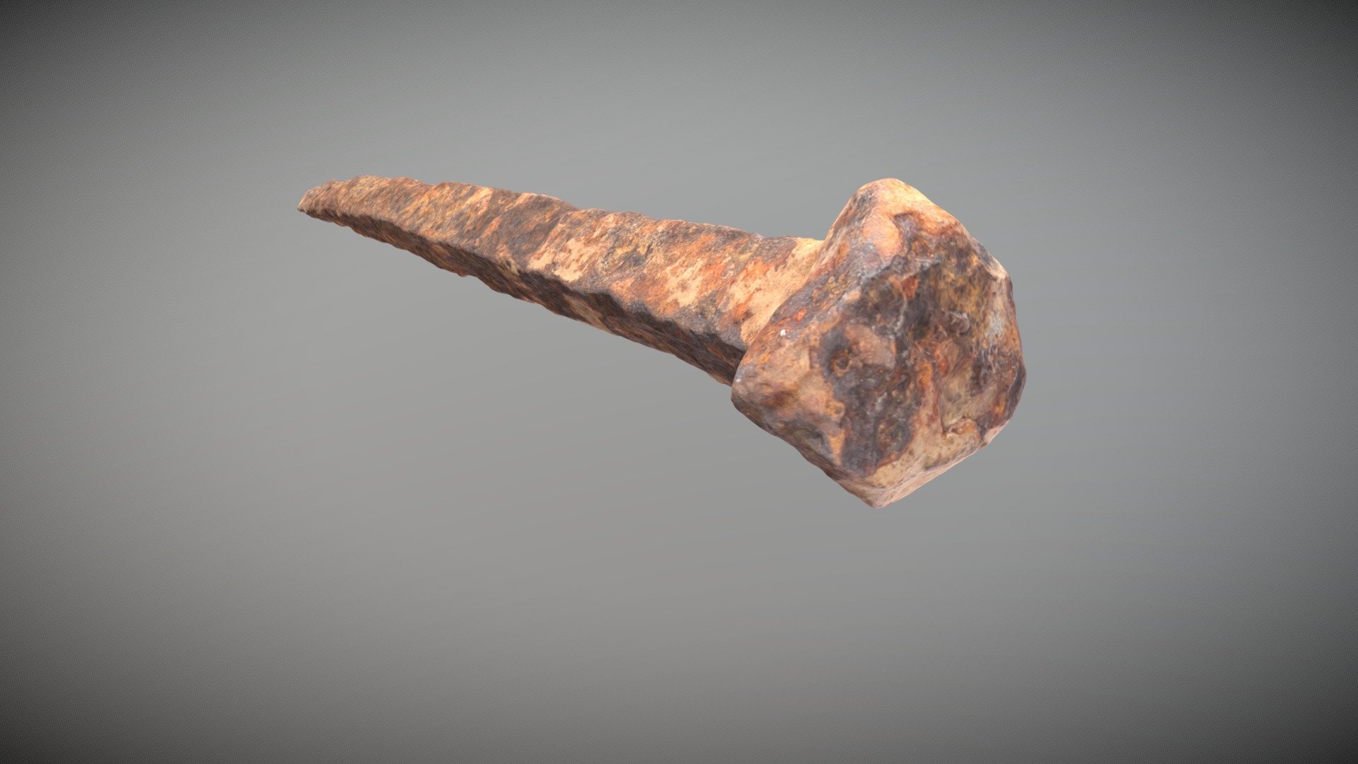Large handmade nail 3D model by Museums of History NSW [d8f8059