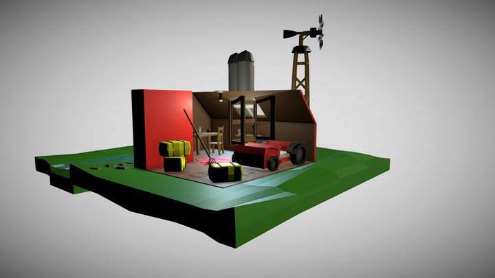 Farmer House 3D Model