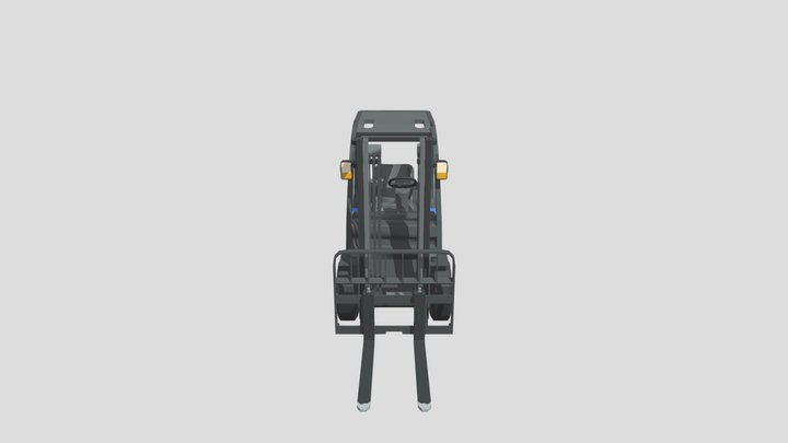 SM_Vehicle_Land_ForkLift_01_A 3D Model