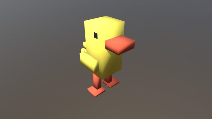 Baby Duck 3D Model