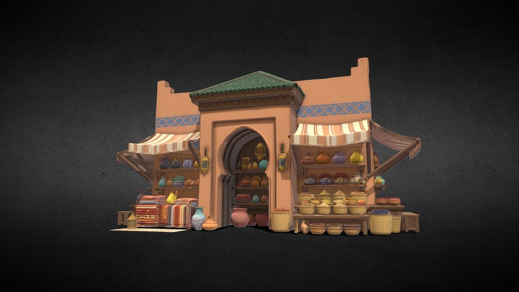 Stylized Market Stall – Tier I
