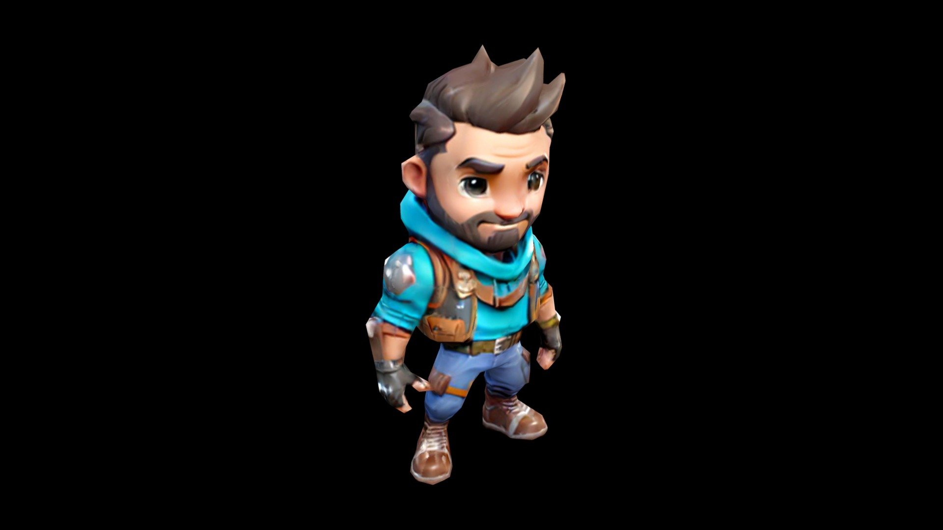 An adventurer standin tall - Download Free 3D model by klrxyz [d8f9eb8 ...