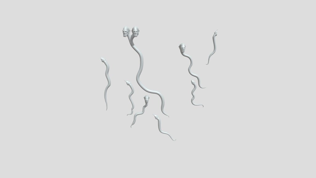 Snakes with human heads