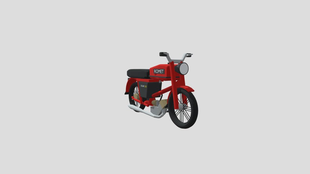 Polish motorbike Romet Ogar 205 V2