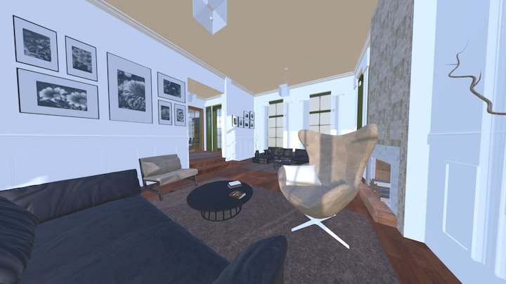 Residencia Falconi Eastman Interior 3D Model