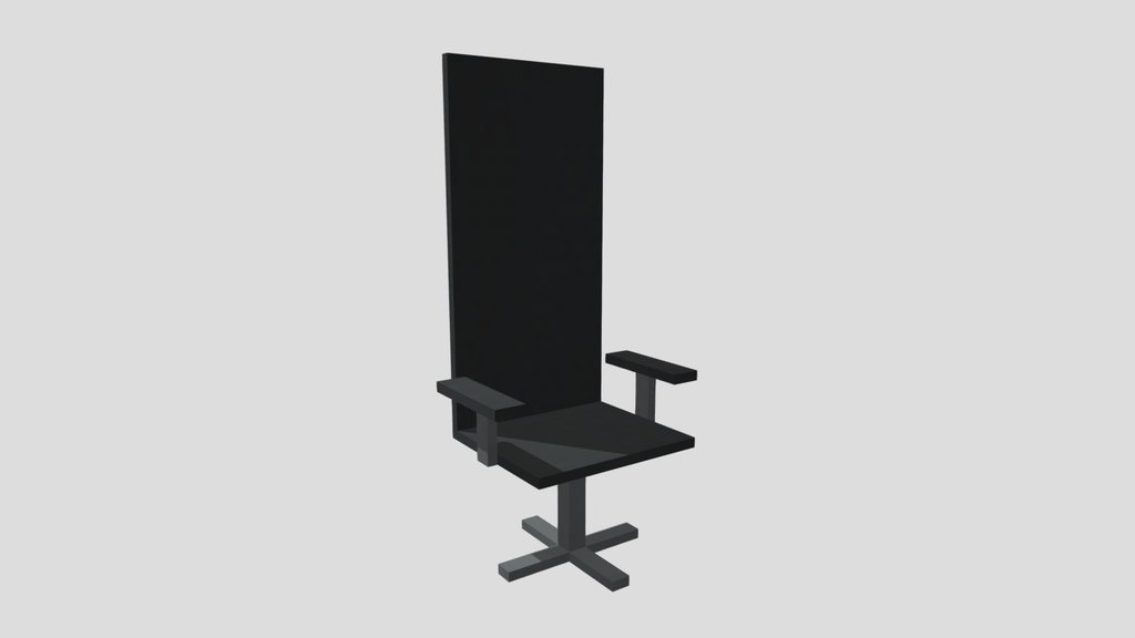 Low-poly chair