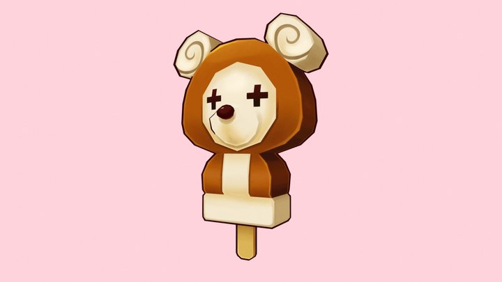 Snow Bear 3D Model