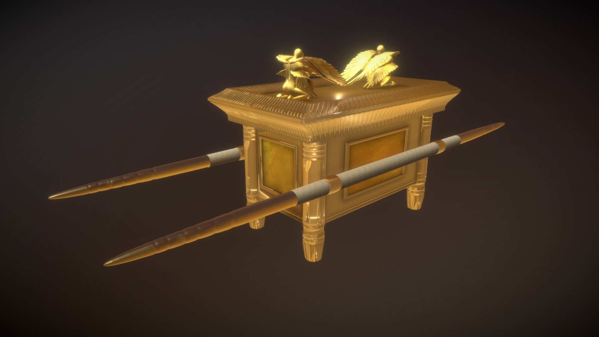 ark-of-the-covenant-free-vr-ar-low-poly-3d-model-rigged-cgtrader