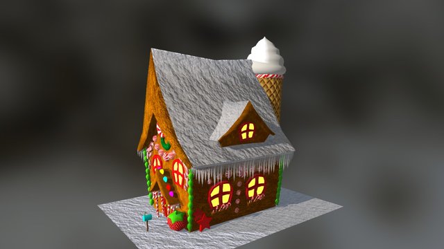 Elf House 3D Model